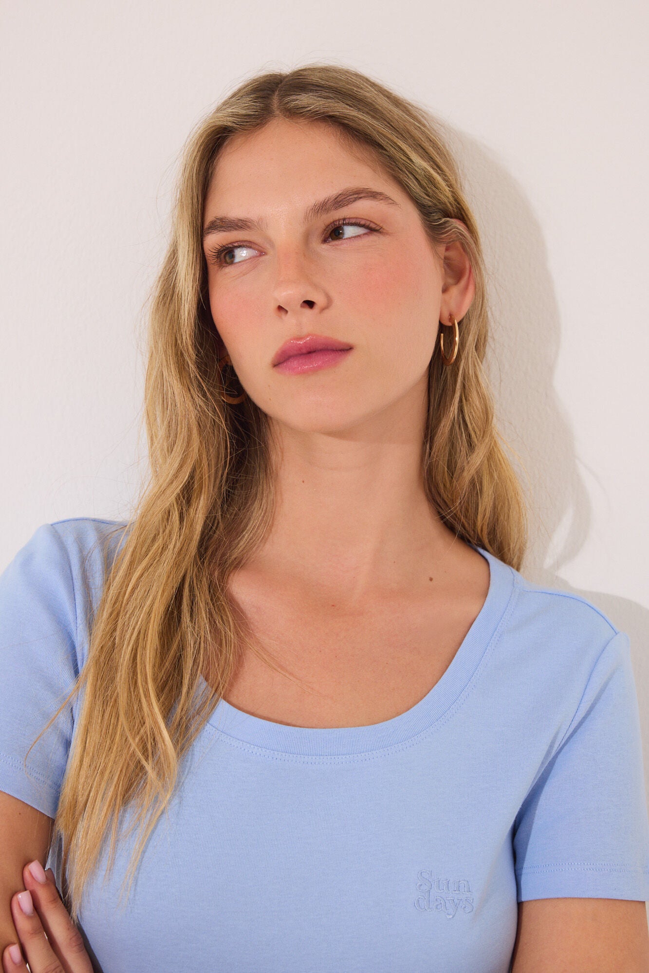 Blue cotton short pyjamas