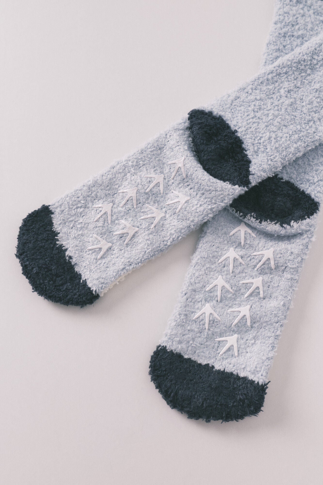 Medium blue bird long socks