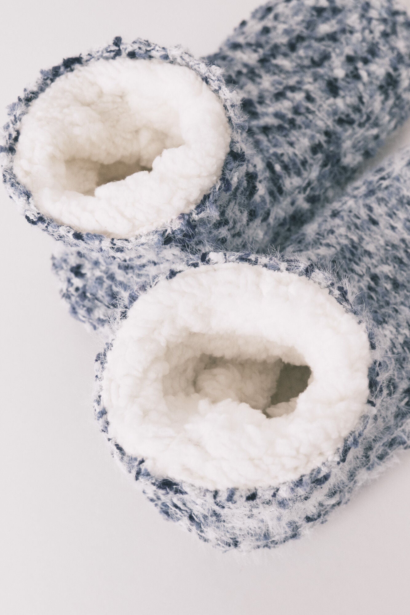 Blue tricot short socks