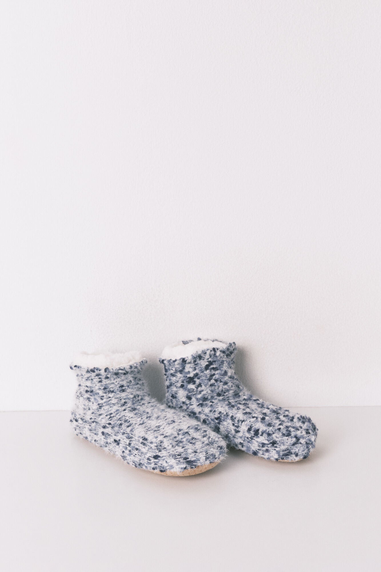 Blue tricot short socks