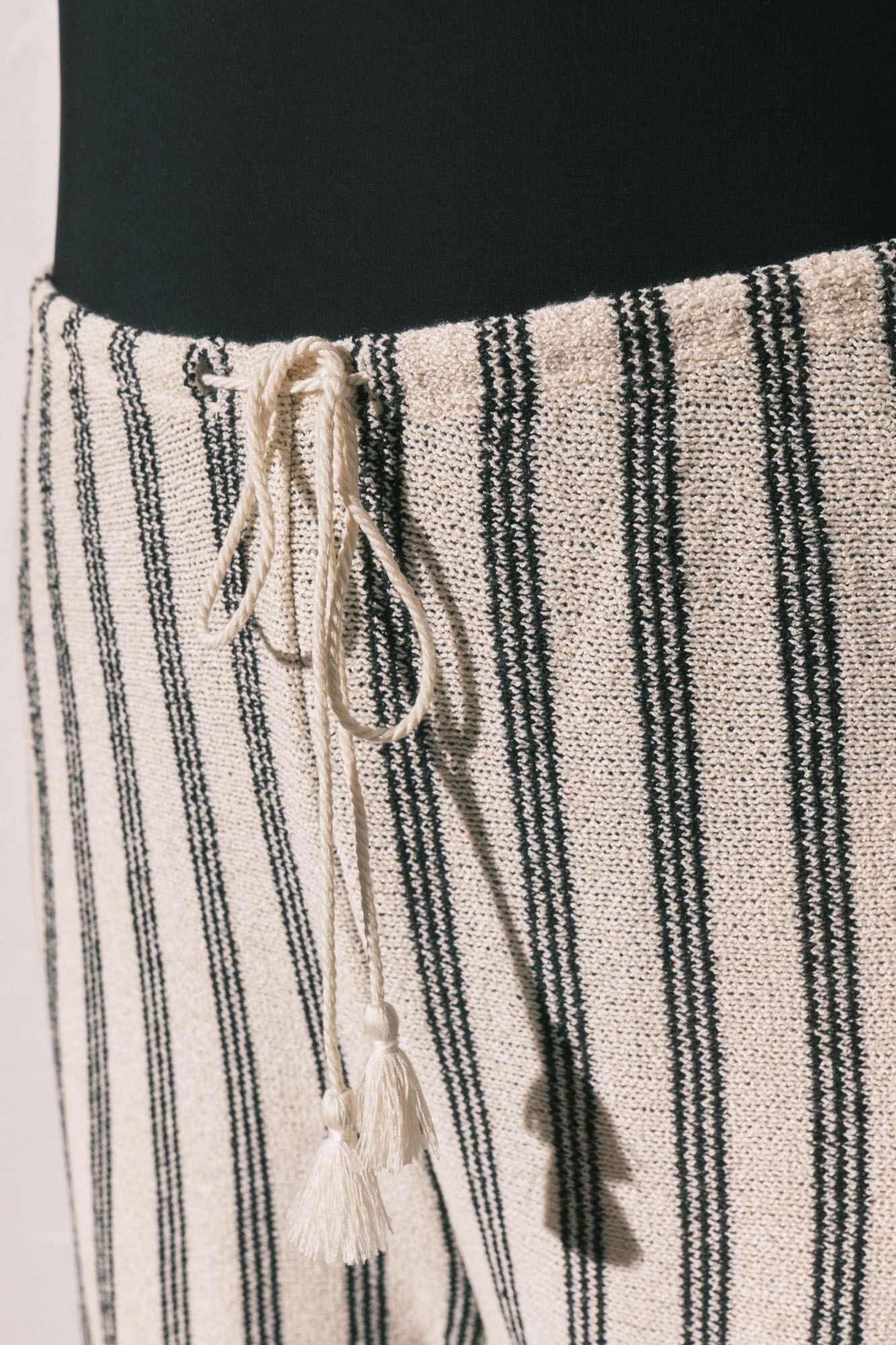 Striped long trousers
