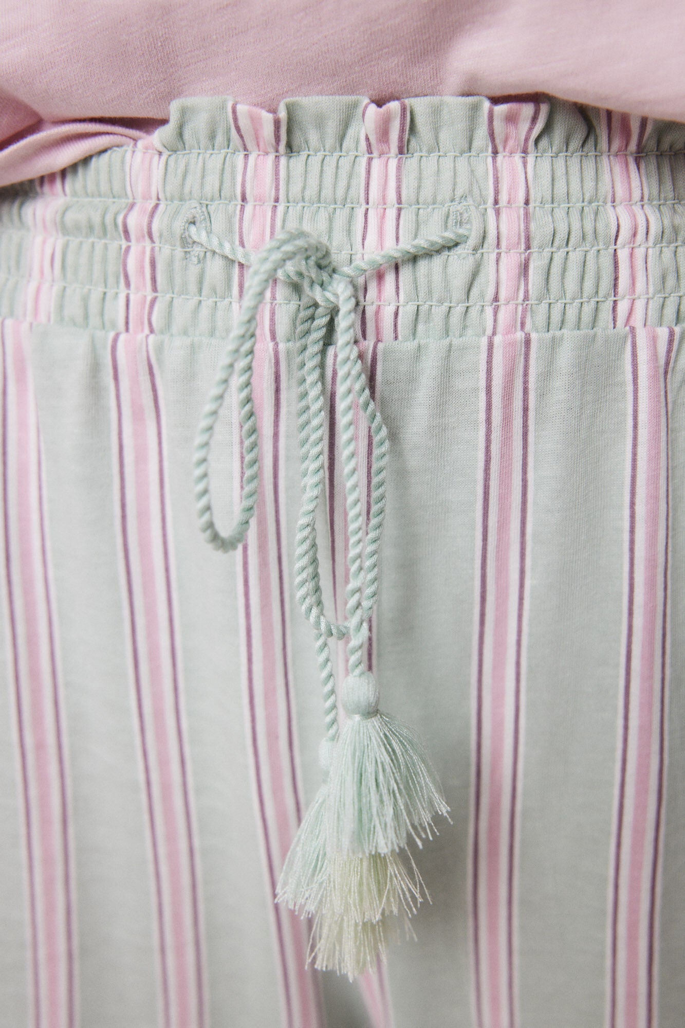 Long pants 100% cotton striped