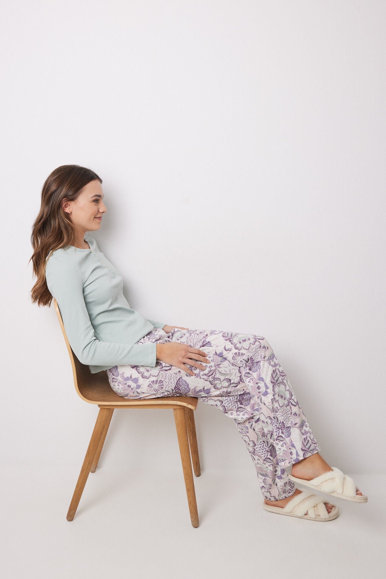 Floral 100% cotton long bottoms