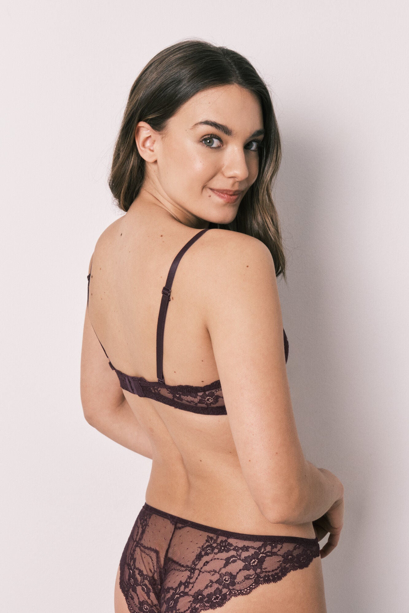 Lace push-up bra Cup C