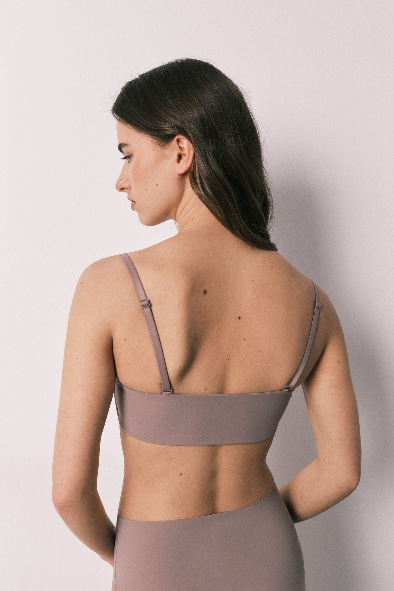 Seamless bandeau bra Cup B