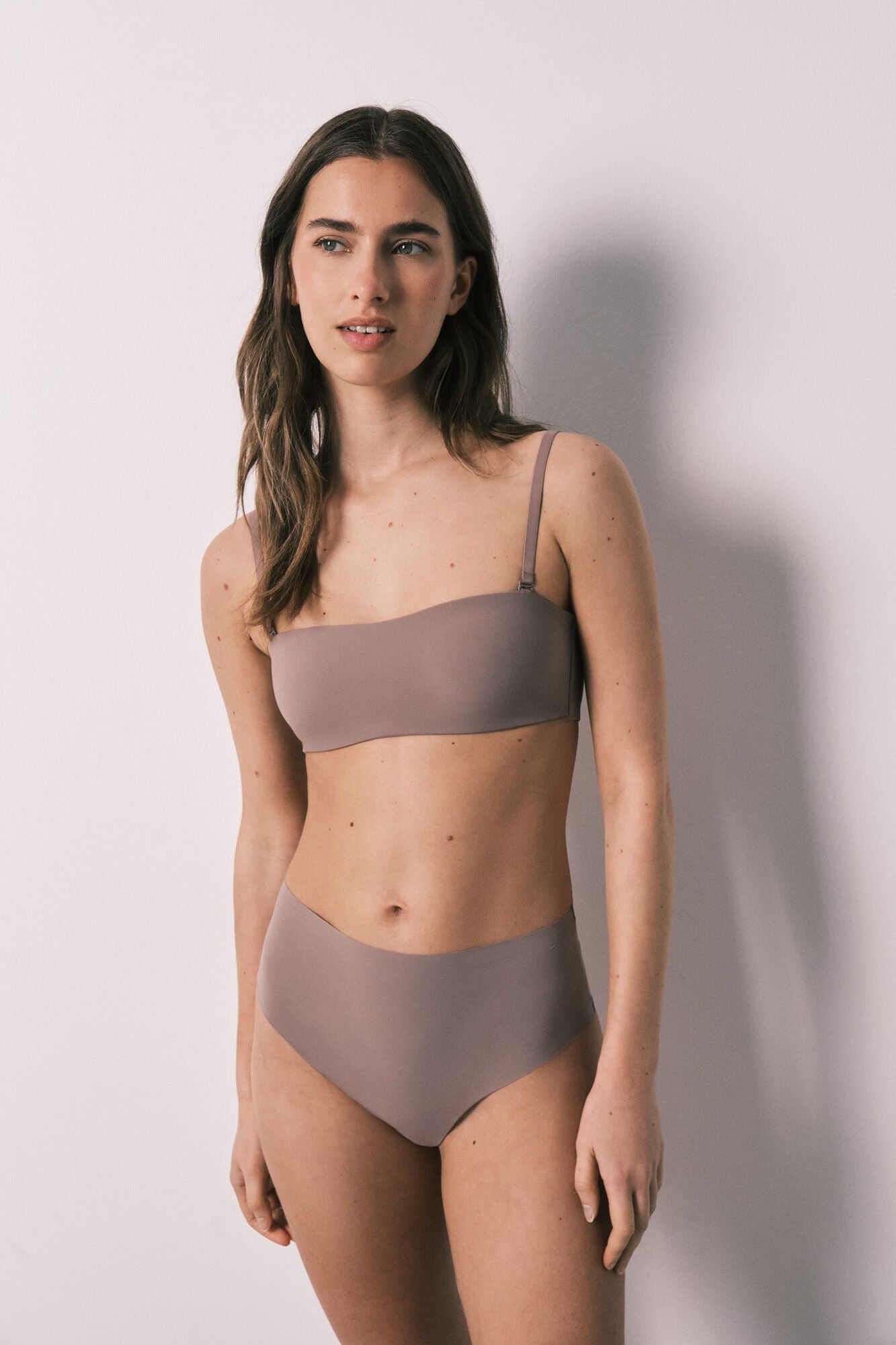 Seamless bandeau bra Cup B