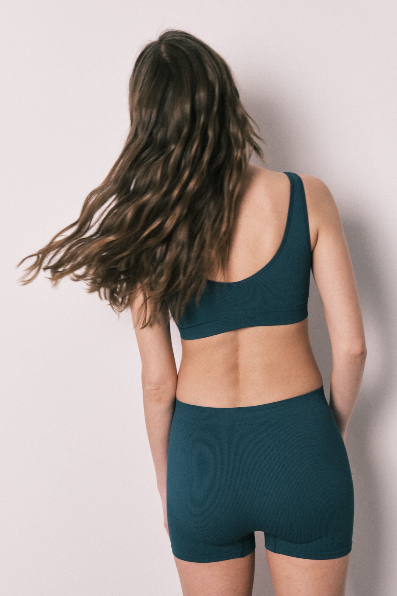 Seamless Blue Boxer Briefs