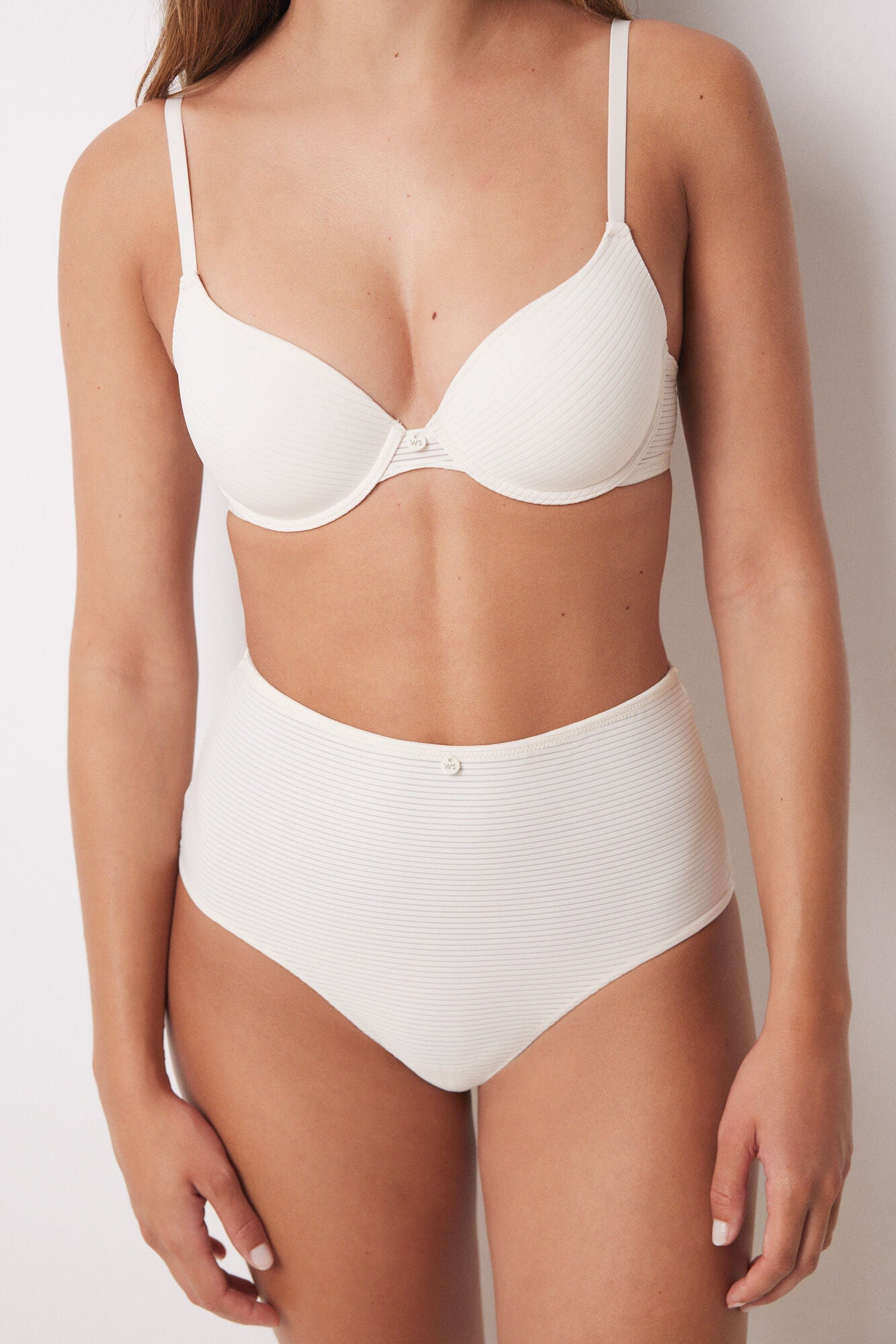 Classic vanilla microfiber high briefs