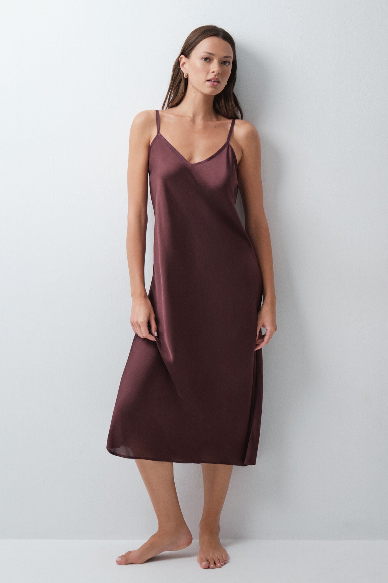 STRAPS LONG NIGHTDRESS