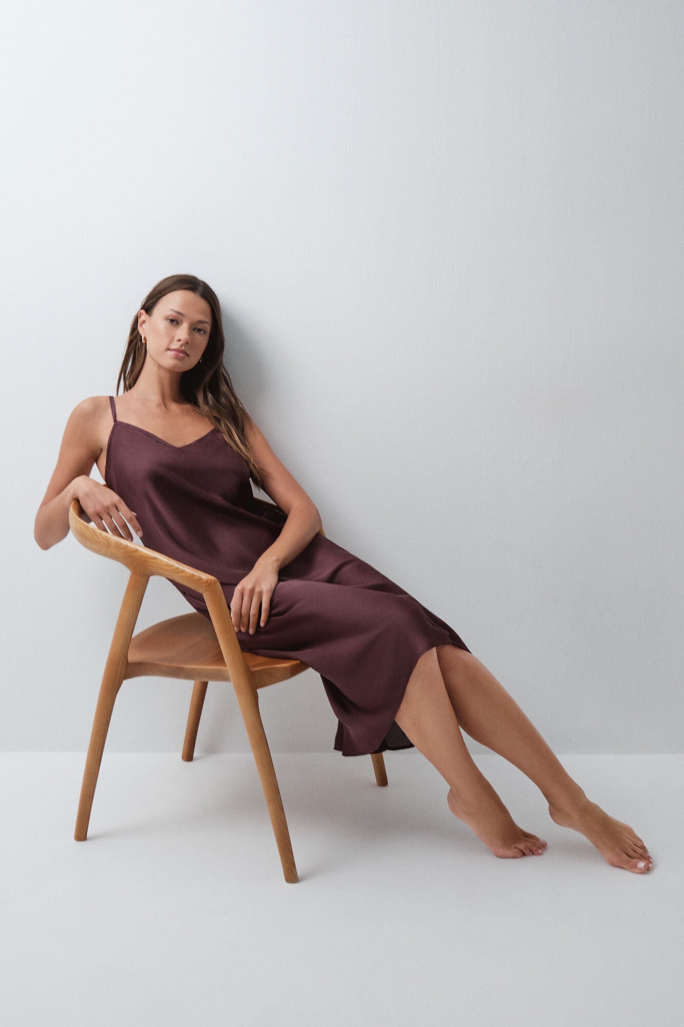 STRAPS LONG NIGHTDRESS