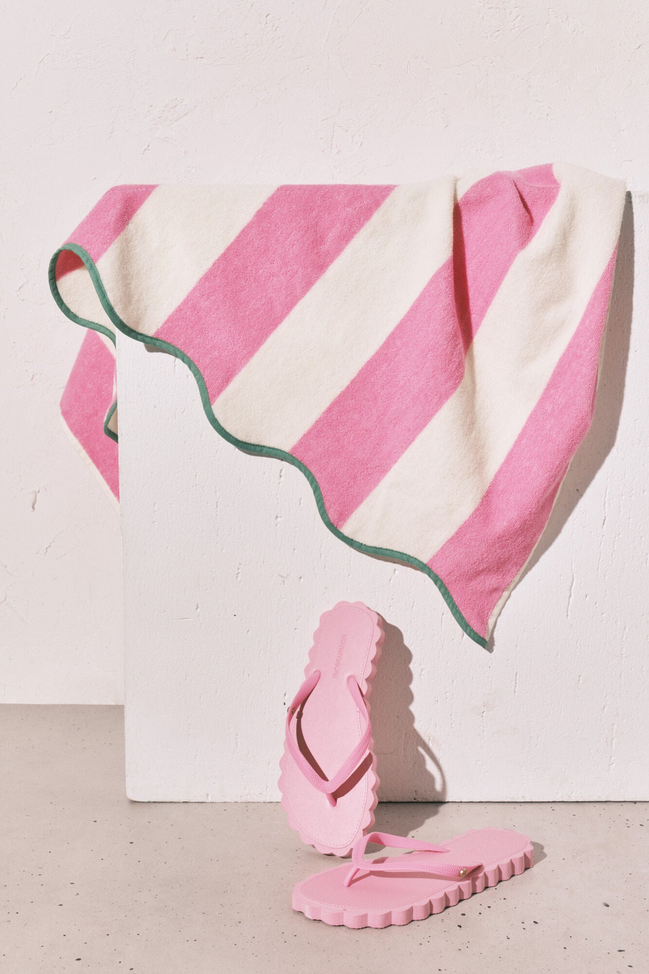 100% cotton striped towel