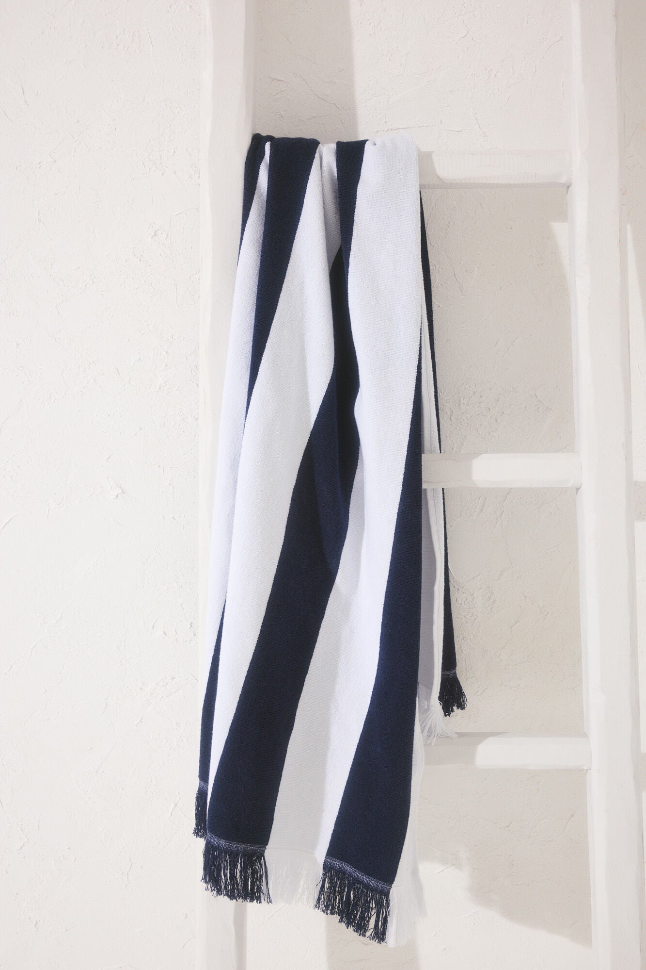 Cotton towel- sarong navy print