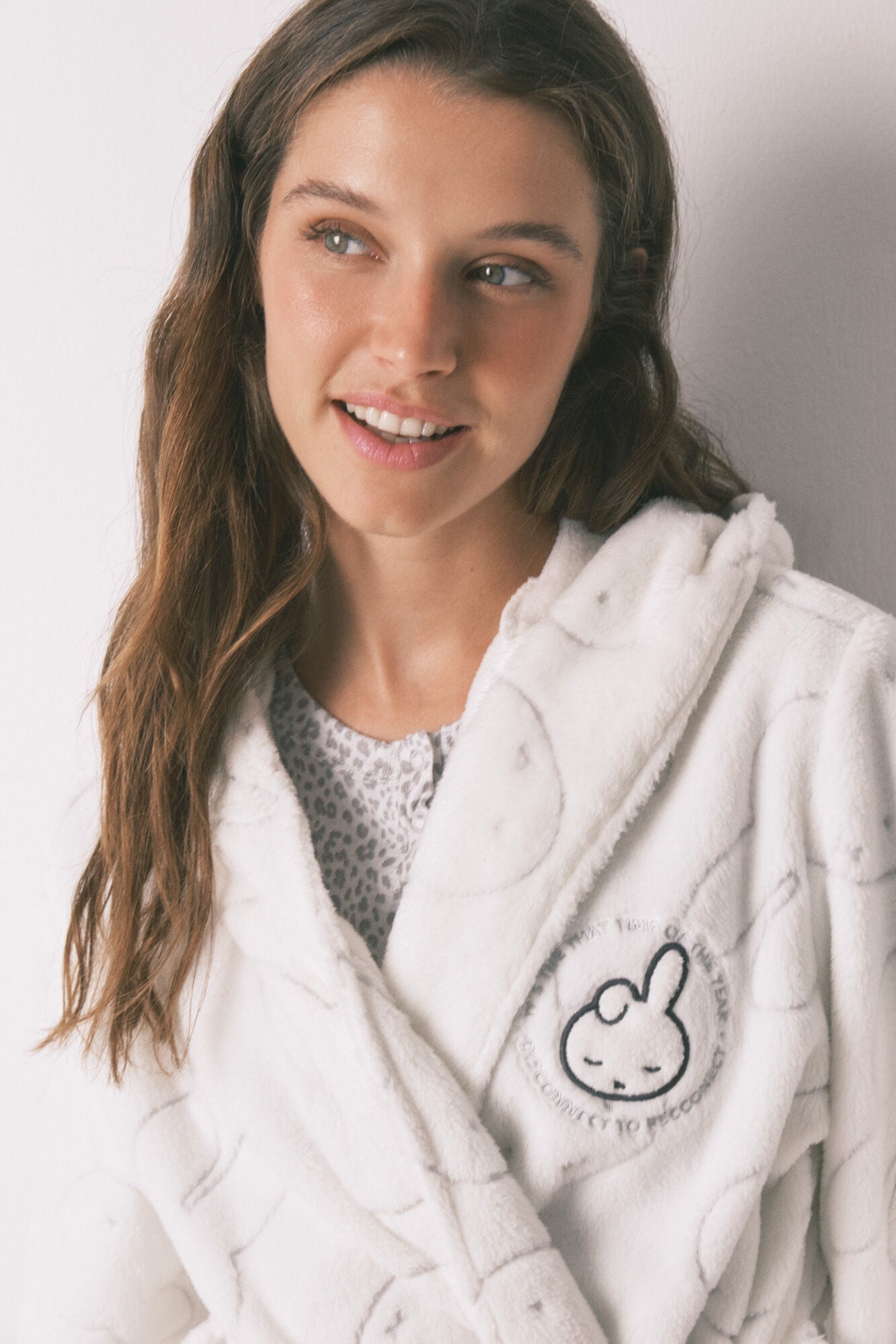 Miffy printed polar midi robe