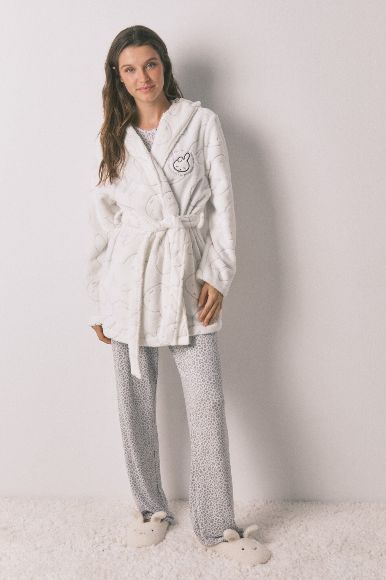 Miffy printed polar midi robe