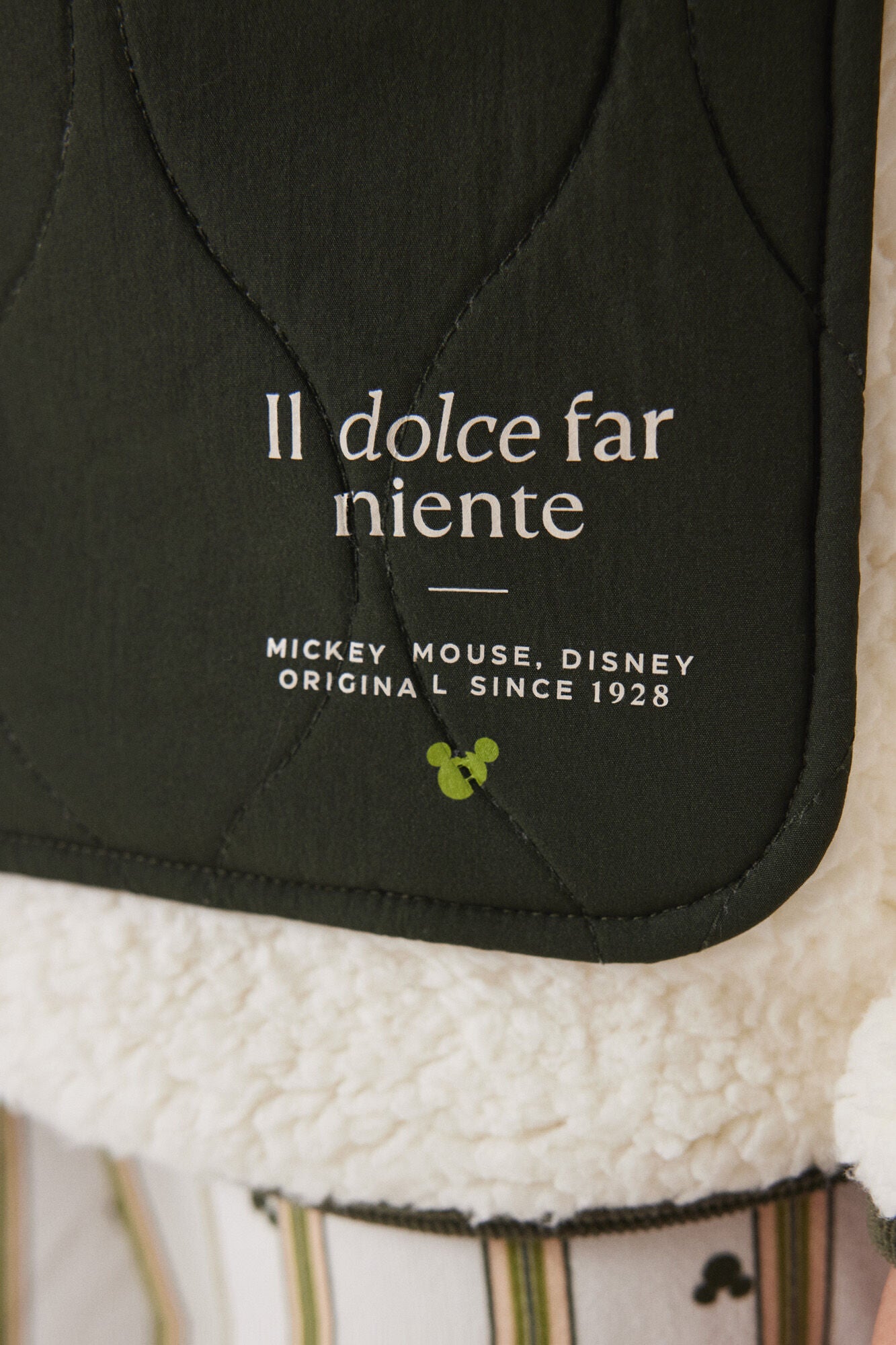Mickey Mouse short faux shearling robe