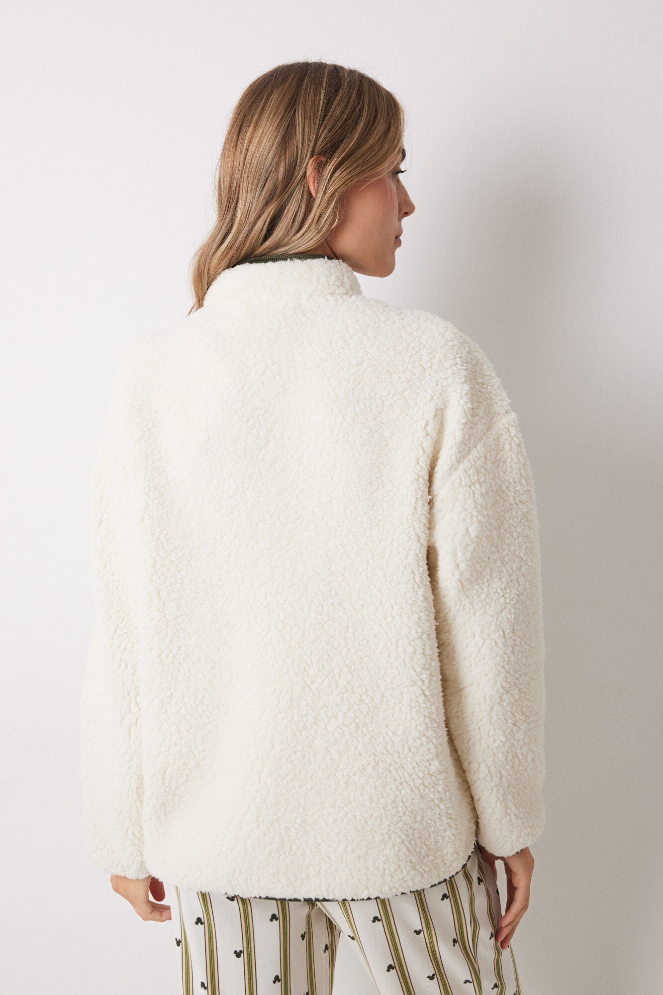 Mickey Mouse short faux shearling robe