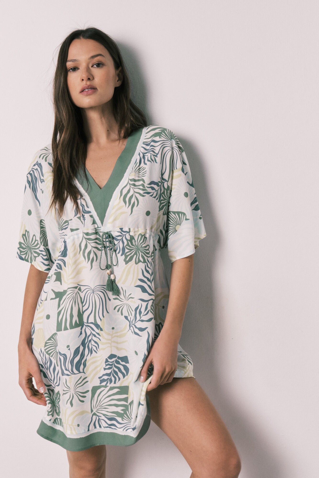 Printed short camisole