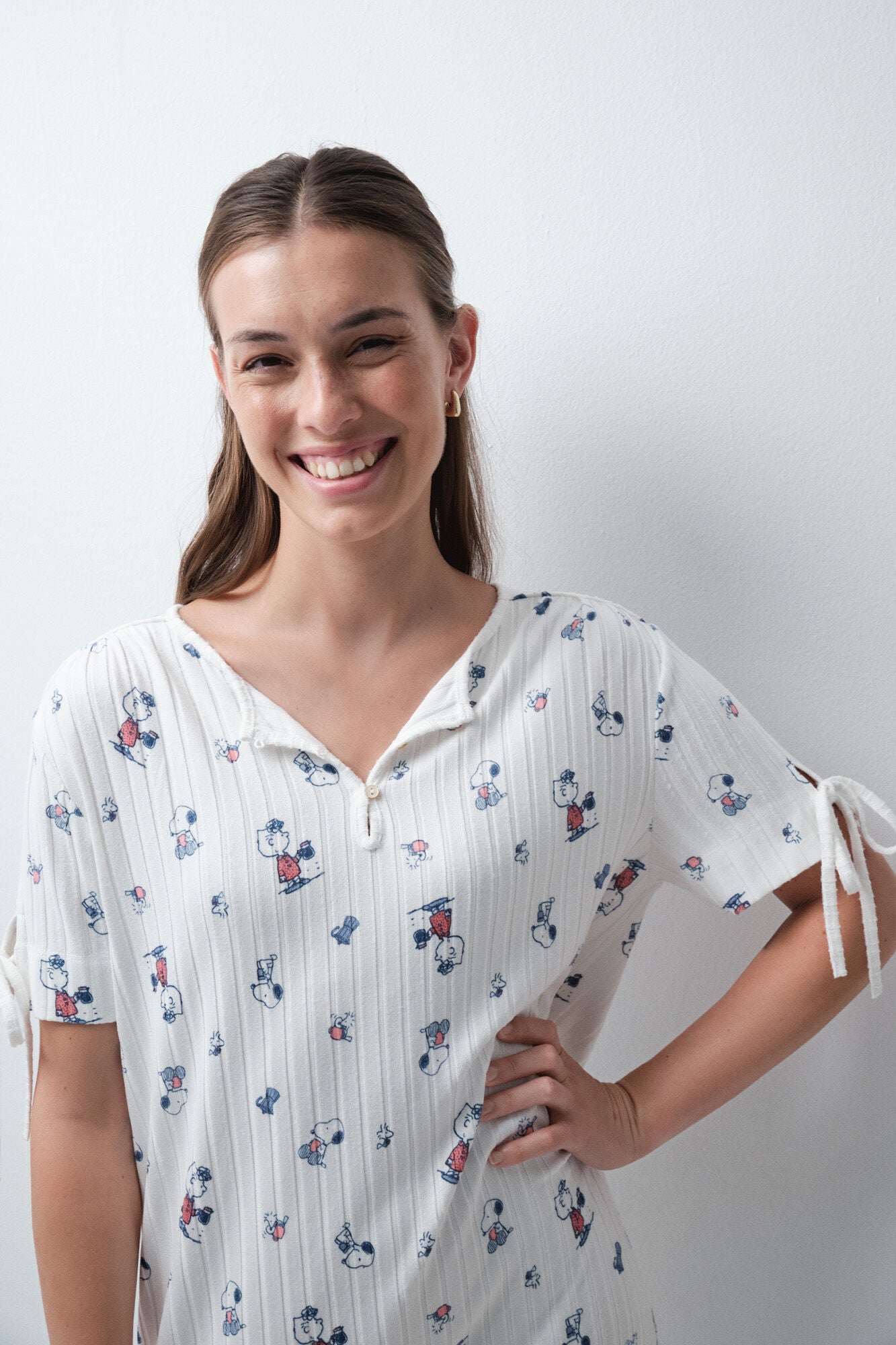 SHORT SLEEVES MEDIUM NIGHTDRESS