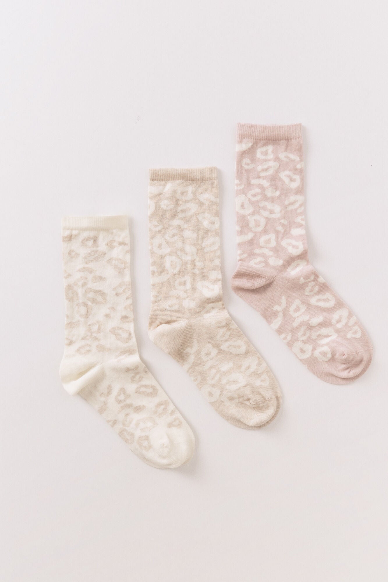 Pack of 3 long leopard socks