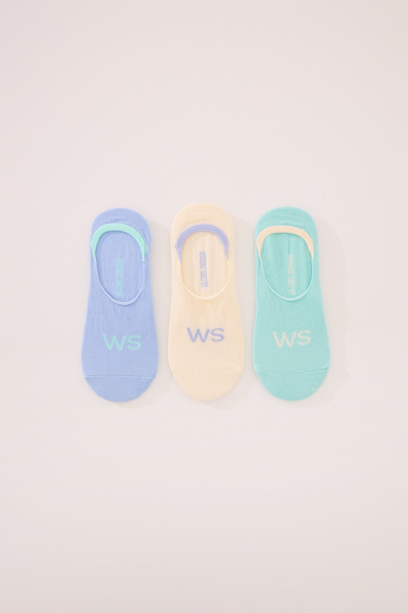 Pack of 3 no-show socks WS