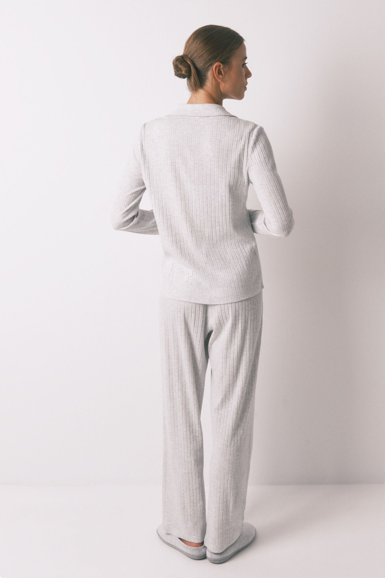 Ribbed cotton pyjamas