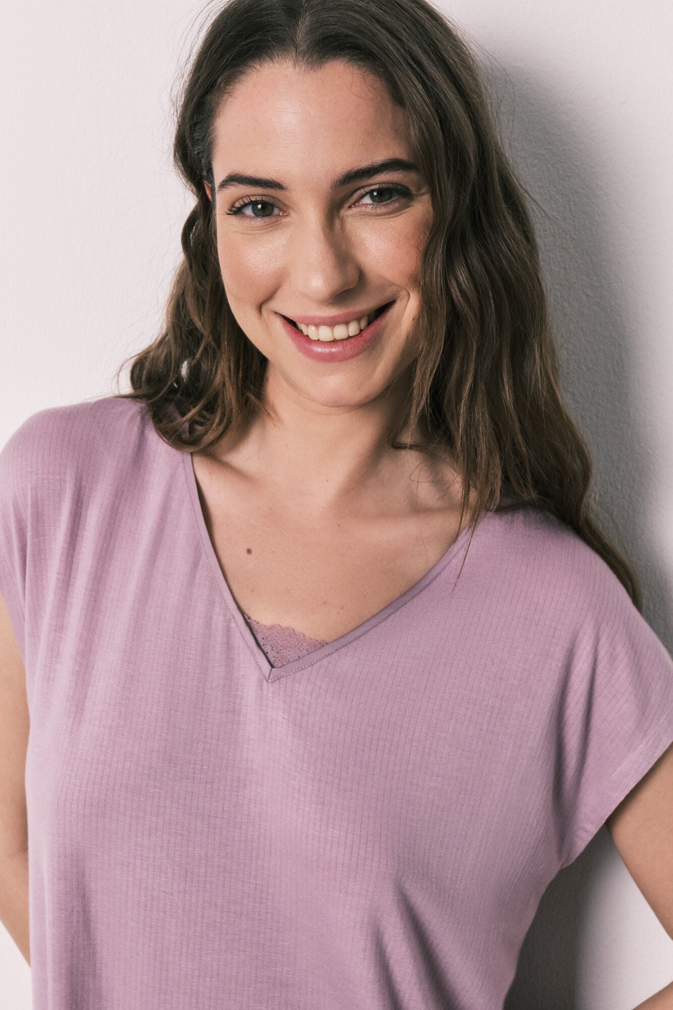 Capri viscose soft touch pink pajamas