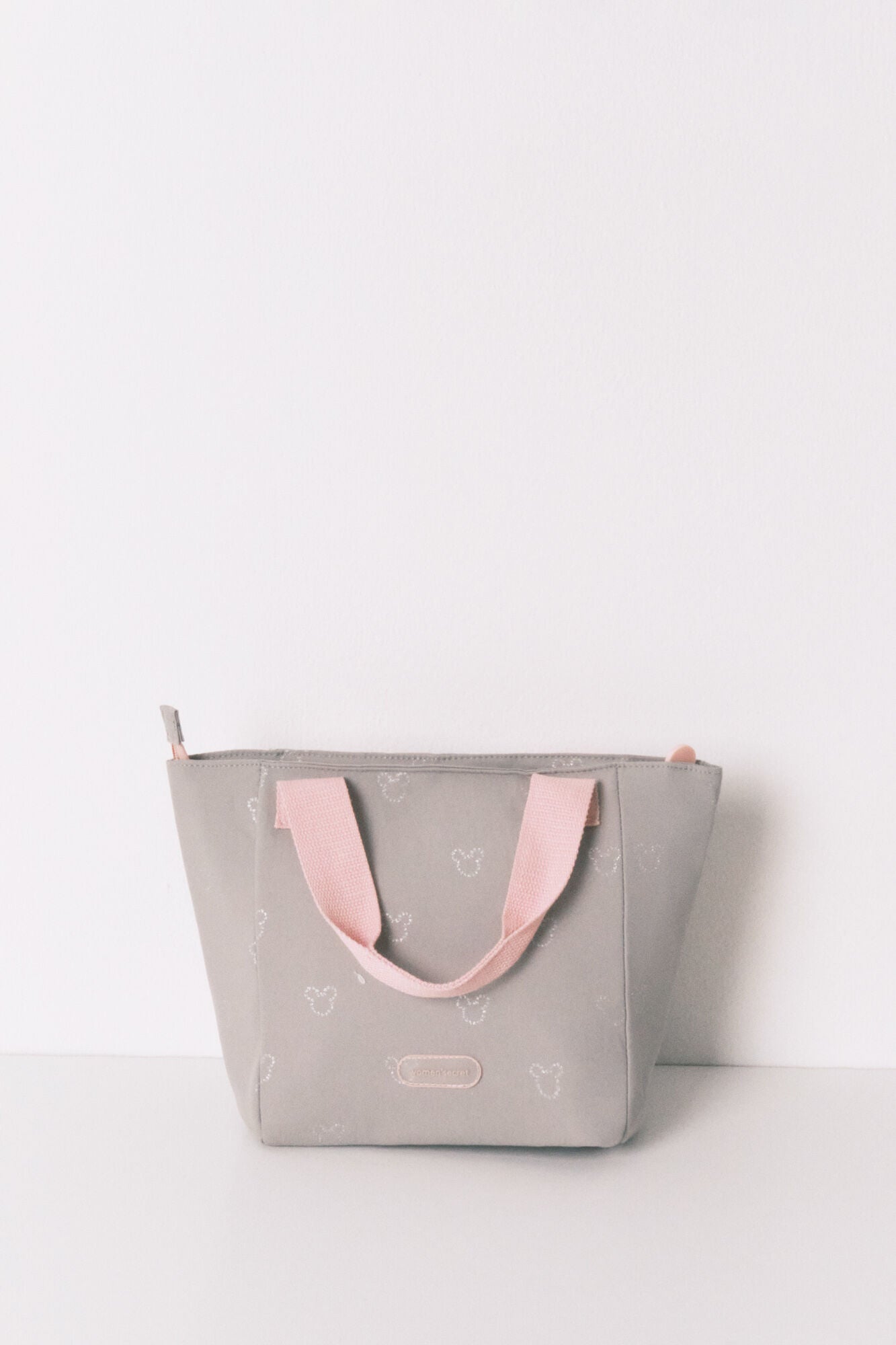 Mickey Mouse Grey Insulated Food Bag