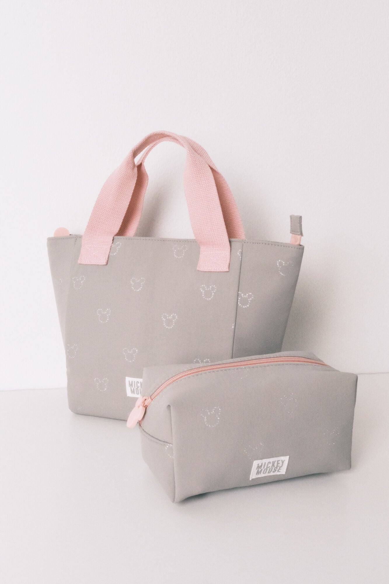 Mickey Mouse Grey Insulated Food Bag