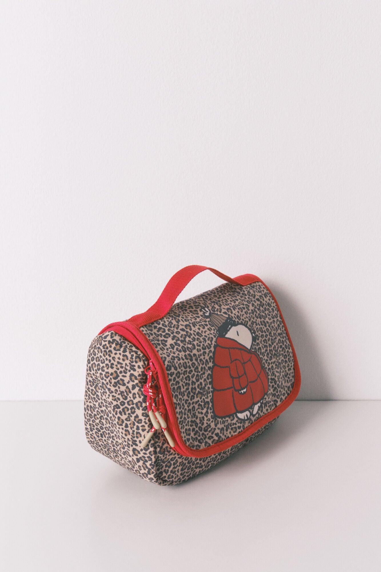 Medium vanity case with Snoopy animal print hanger