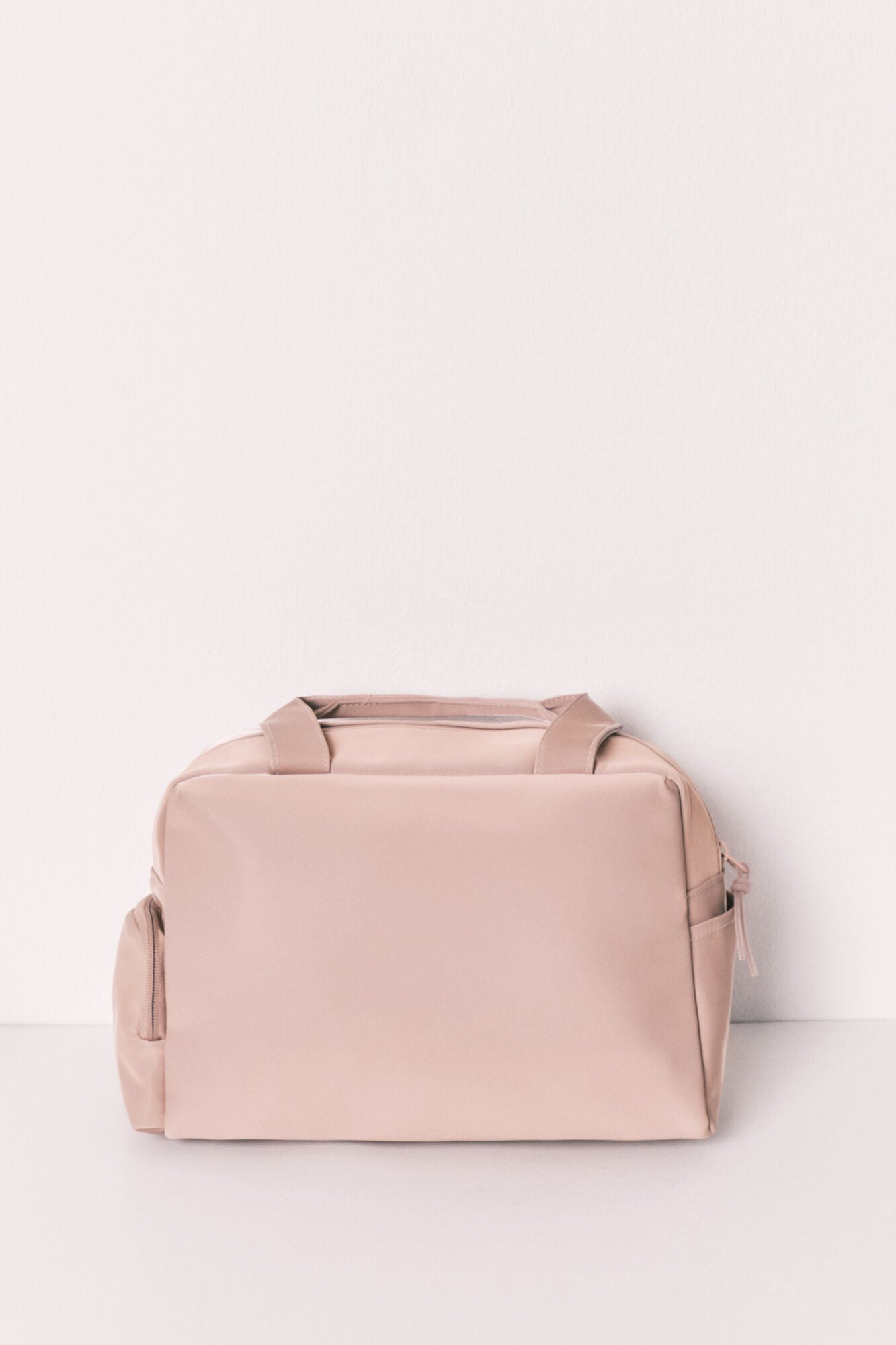 Brown large travel vanity case