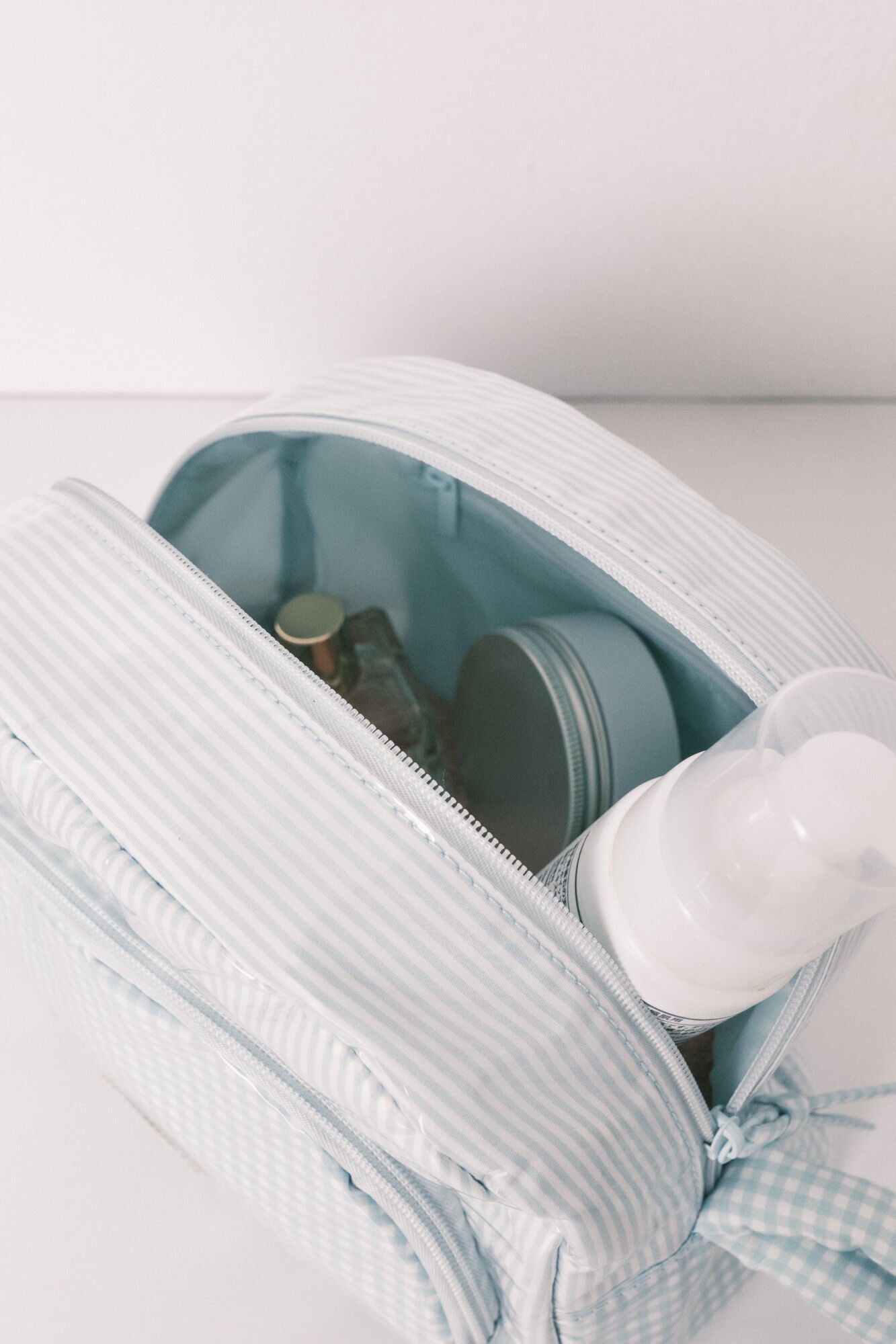 Padded toiletry bag