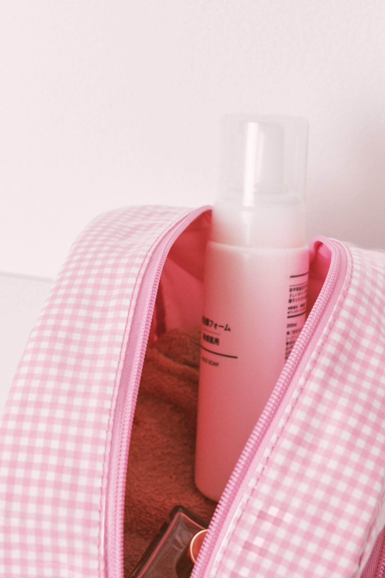 Padded toiletry bag