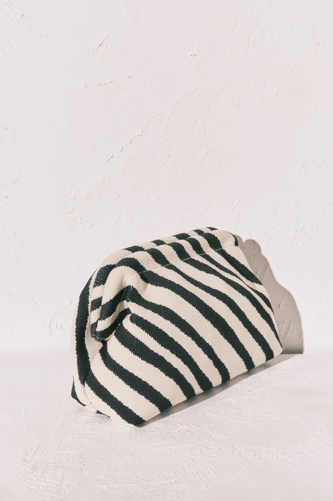 Medium zebra print toiletry bag
