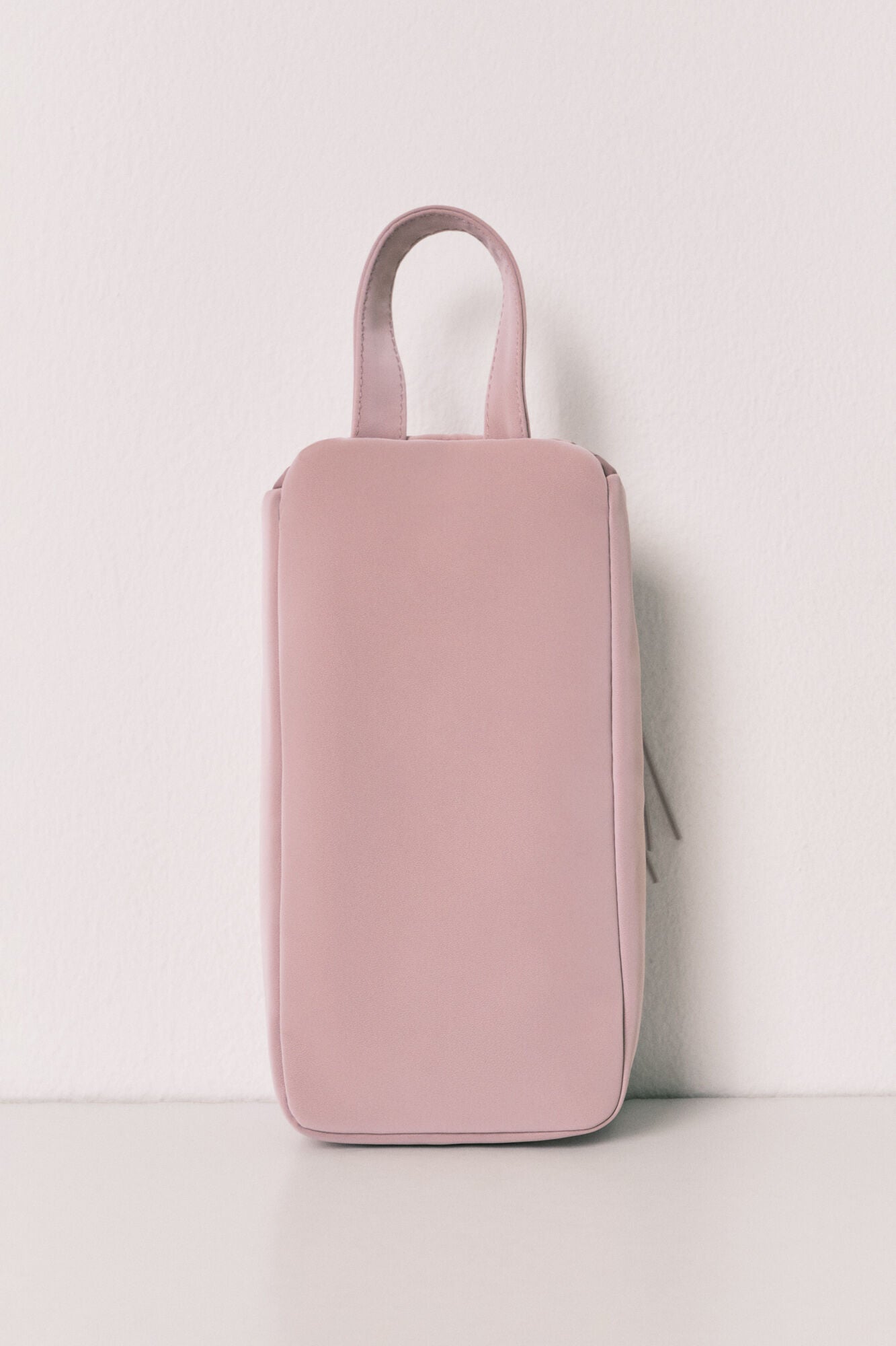 Pink medium zip handle vanity case