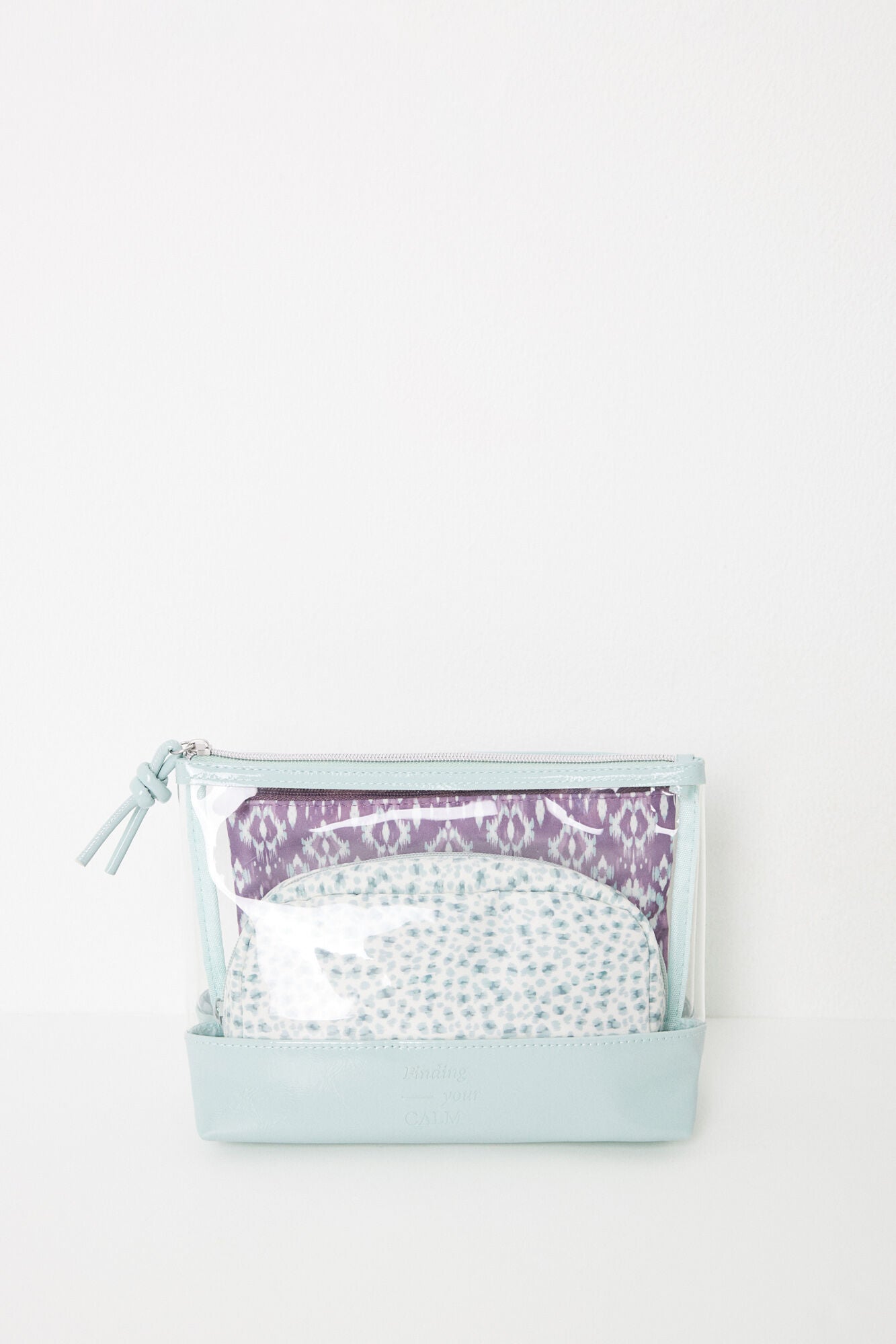 3-pack printed vanity cases