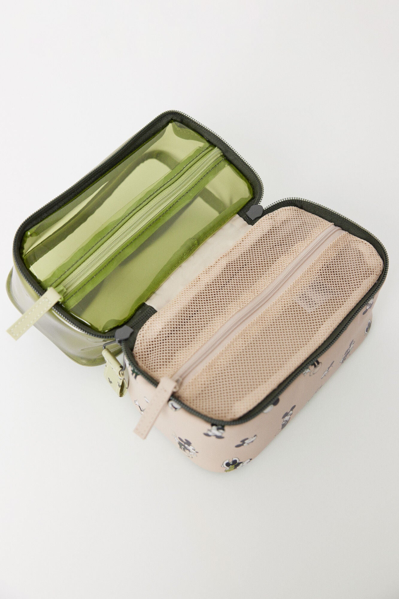 Mickey double compartment toiletry bag