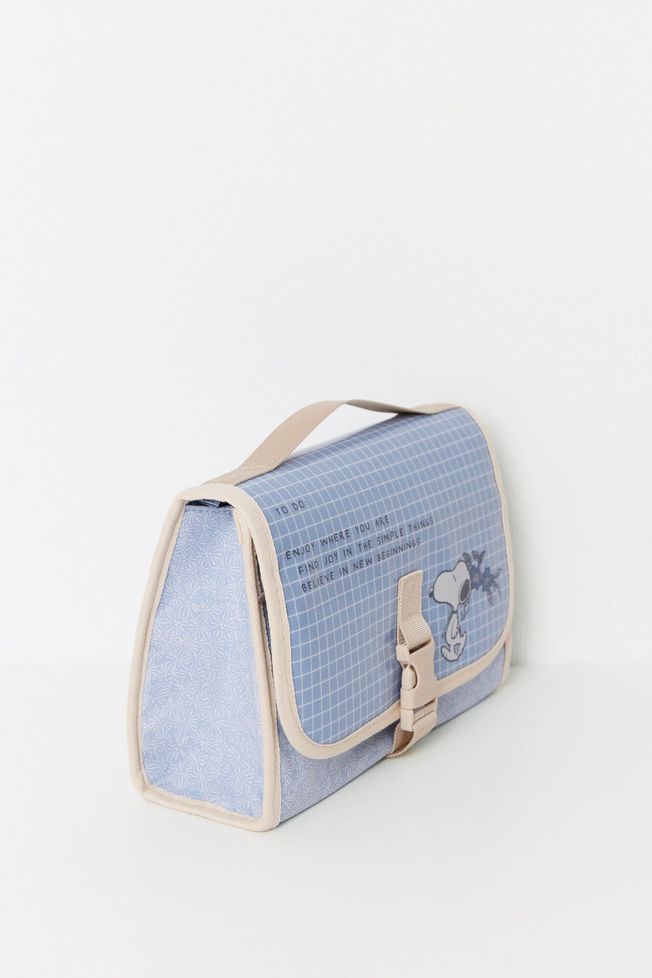 Medium blue Snoopy vanity case