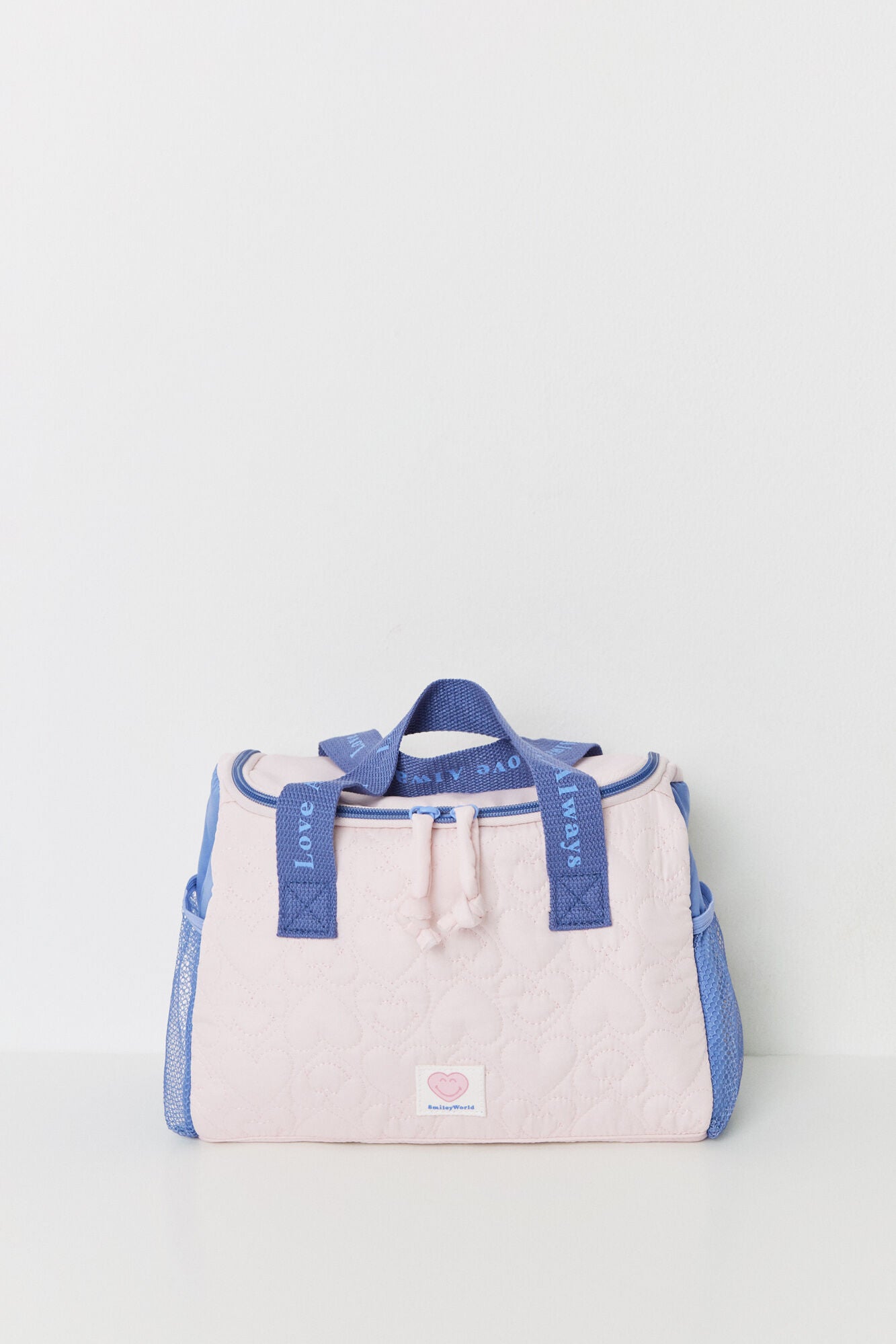 Large padded toiletry bag with Smiley hearts