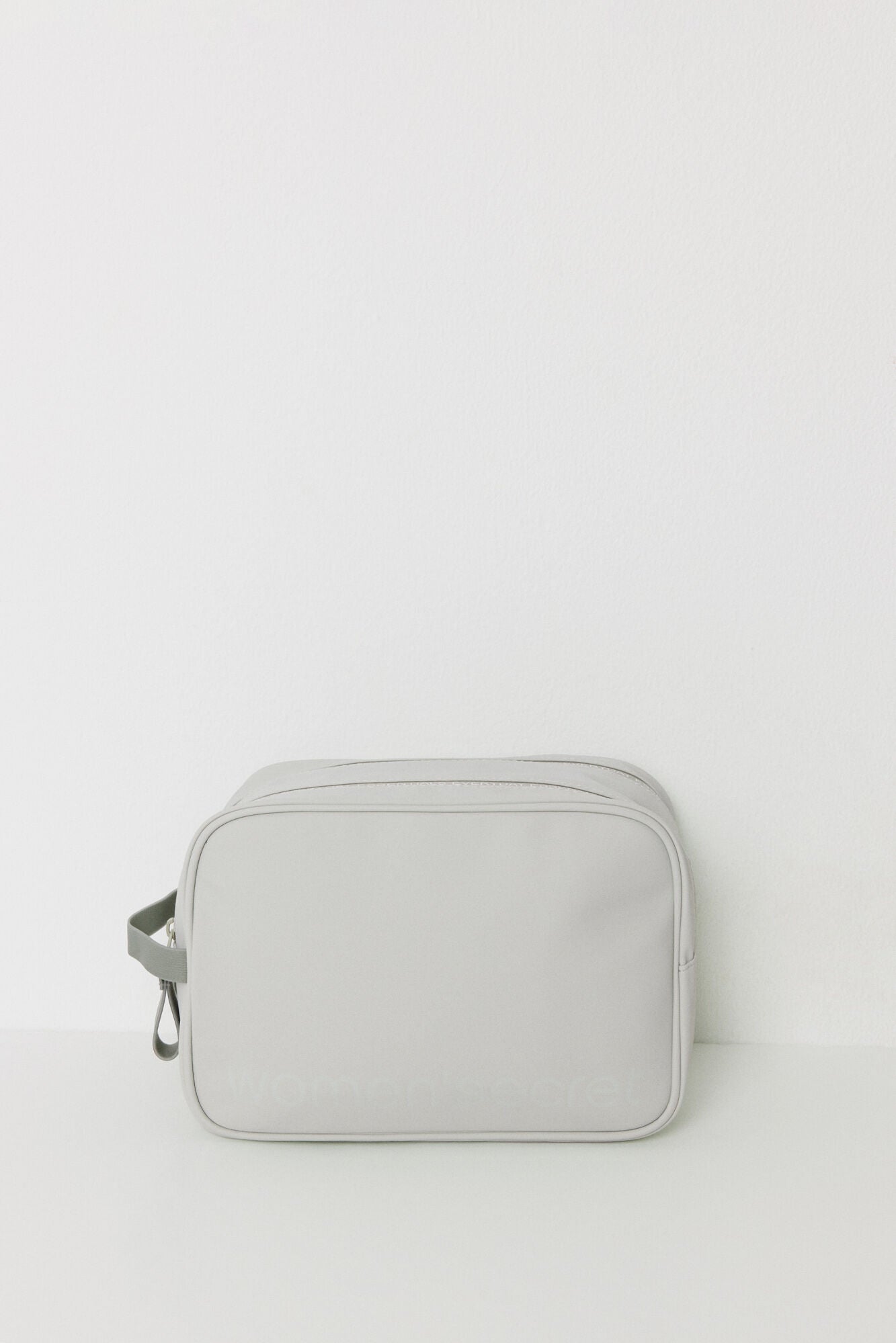 Medium green rubber vanity case