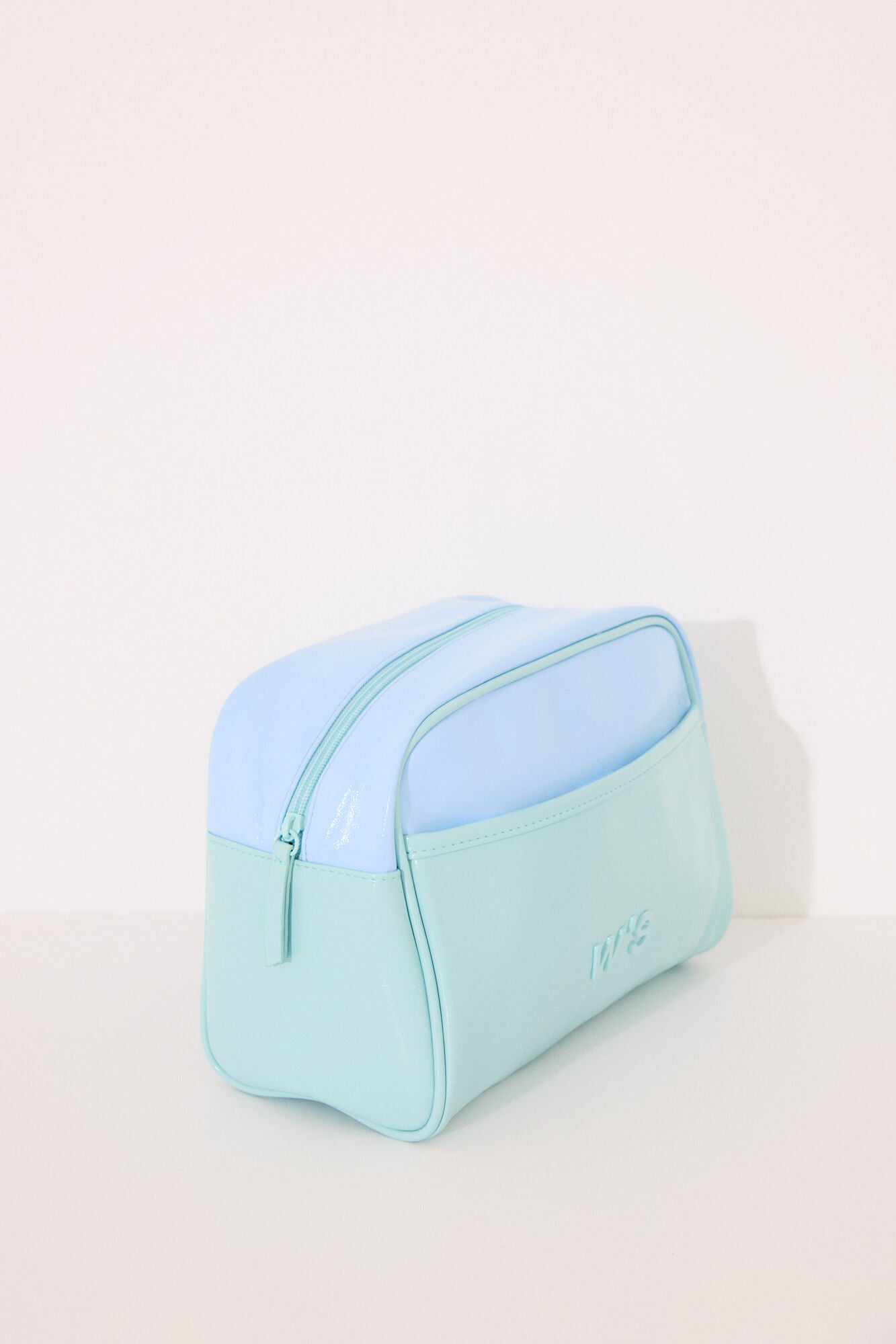Large blue and green vanity case