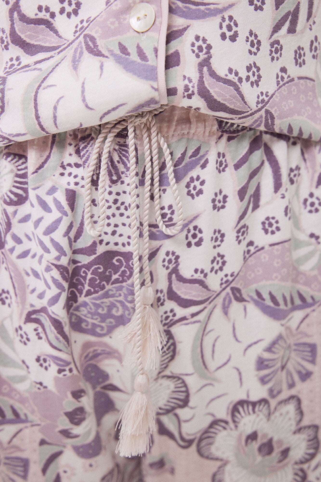 Floral 100% cotton classic pyjamas