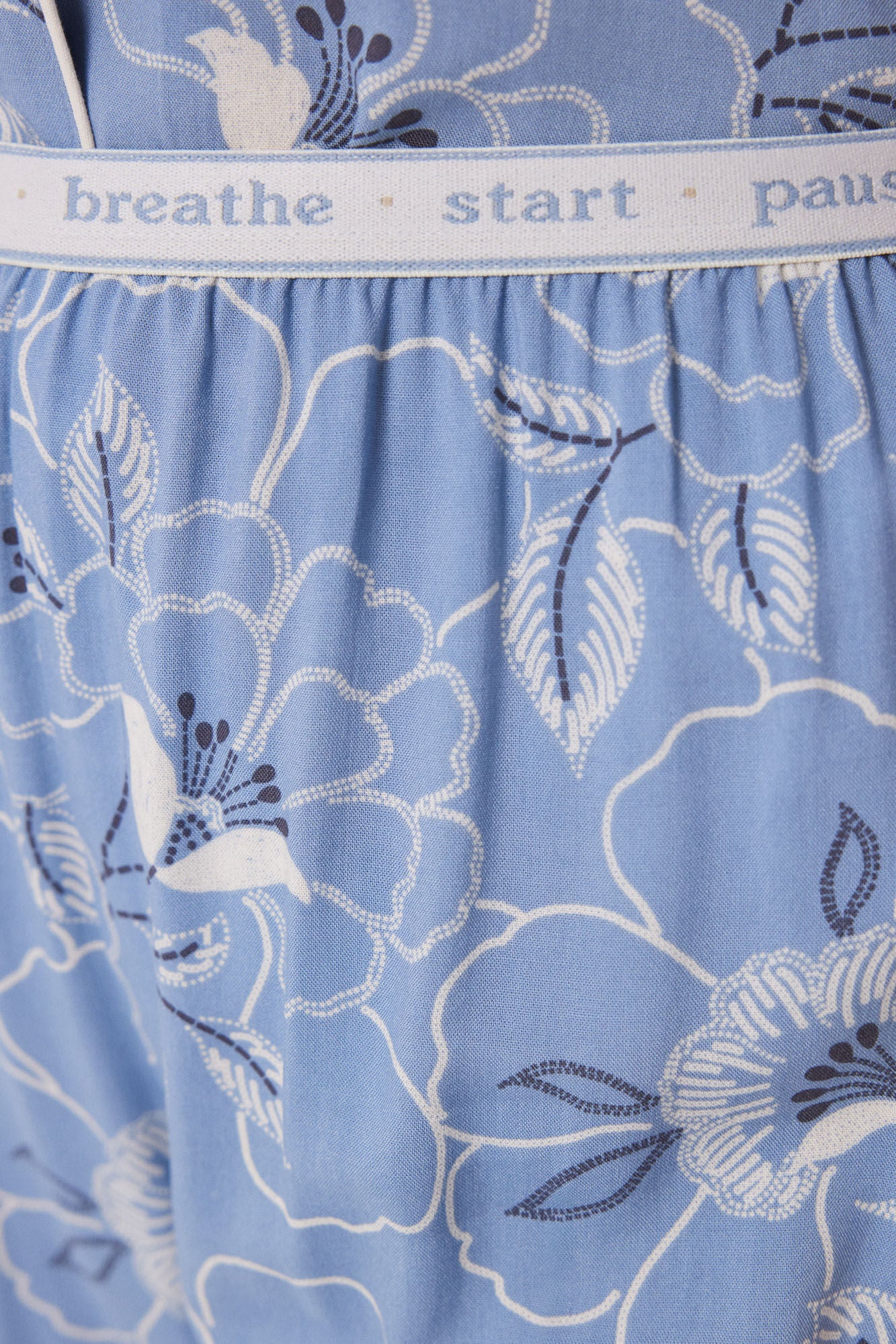 Viscose flower classic pyjamas