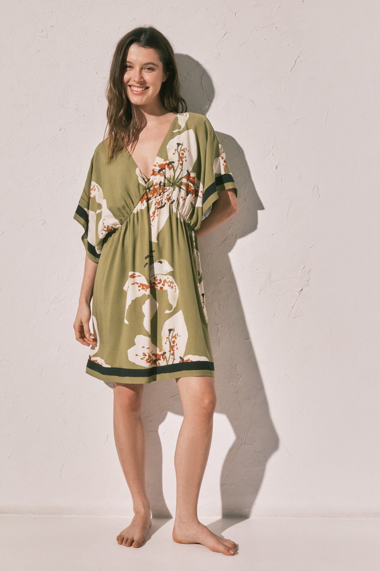 Printed short camisole