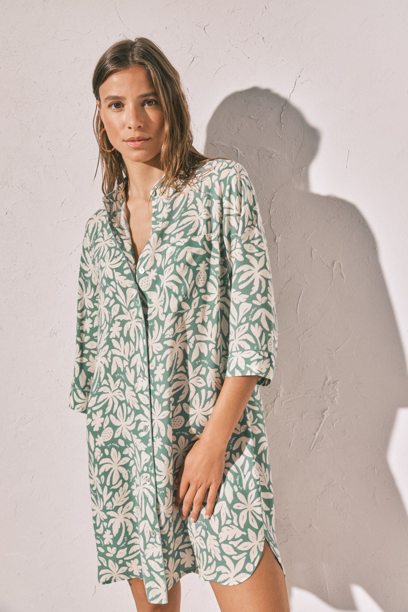 Printed short camisole