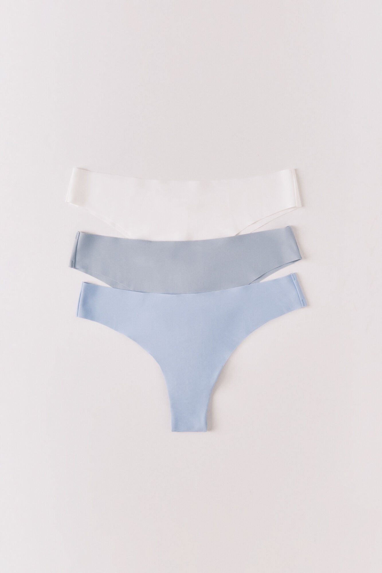 3-pack of multicoloured microfibre Brazilian panties