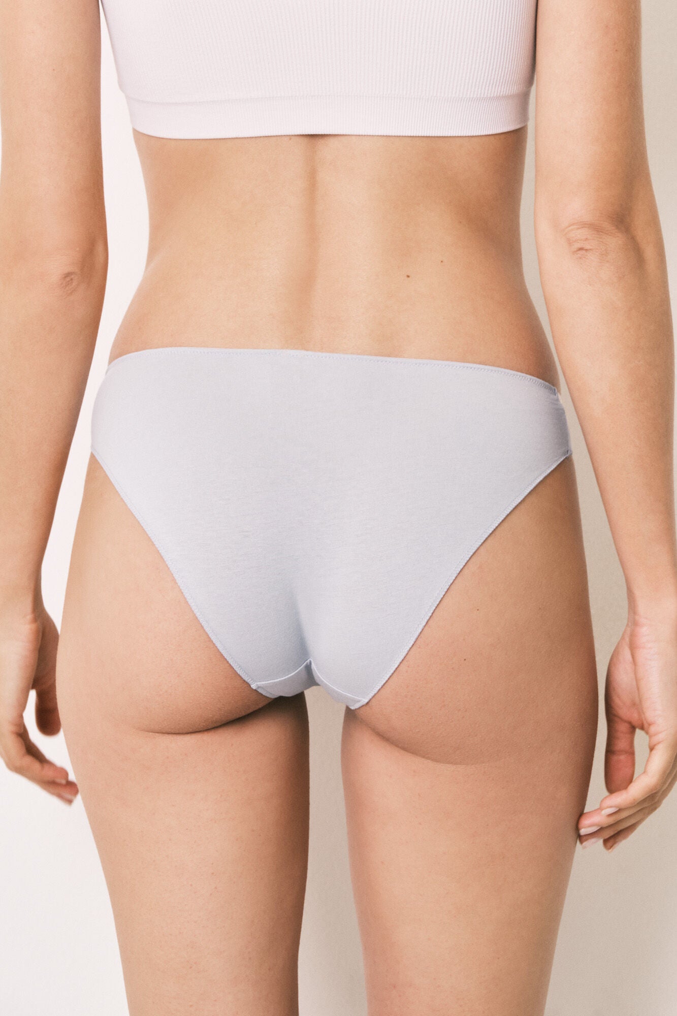Pack 3 classic cotton floral lace panties