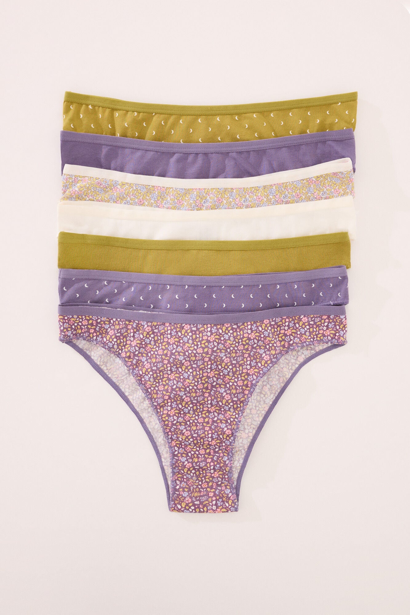 Pack of 7 Brazilian cotton briefs