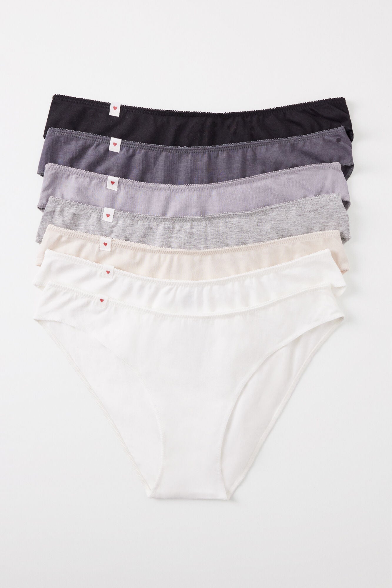 Pack of 7 classic cotton panties