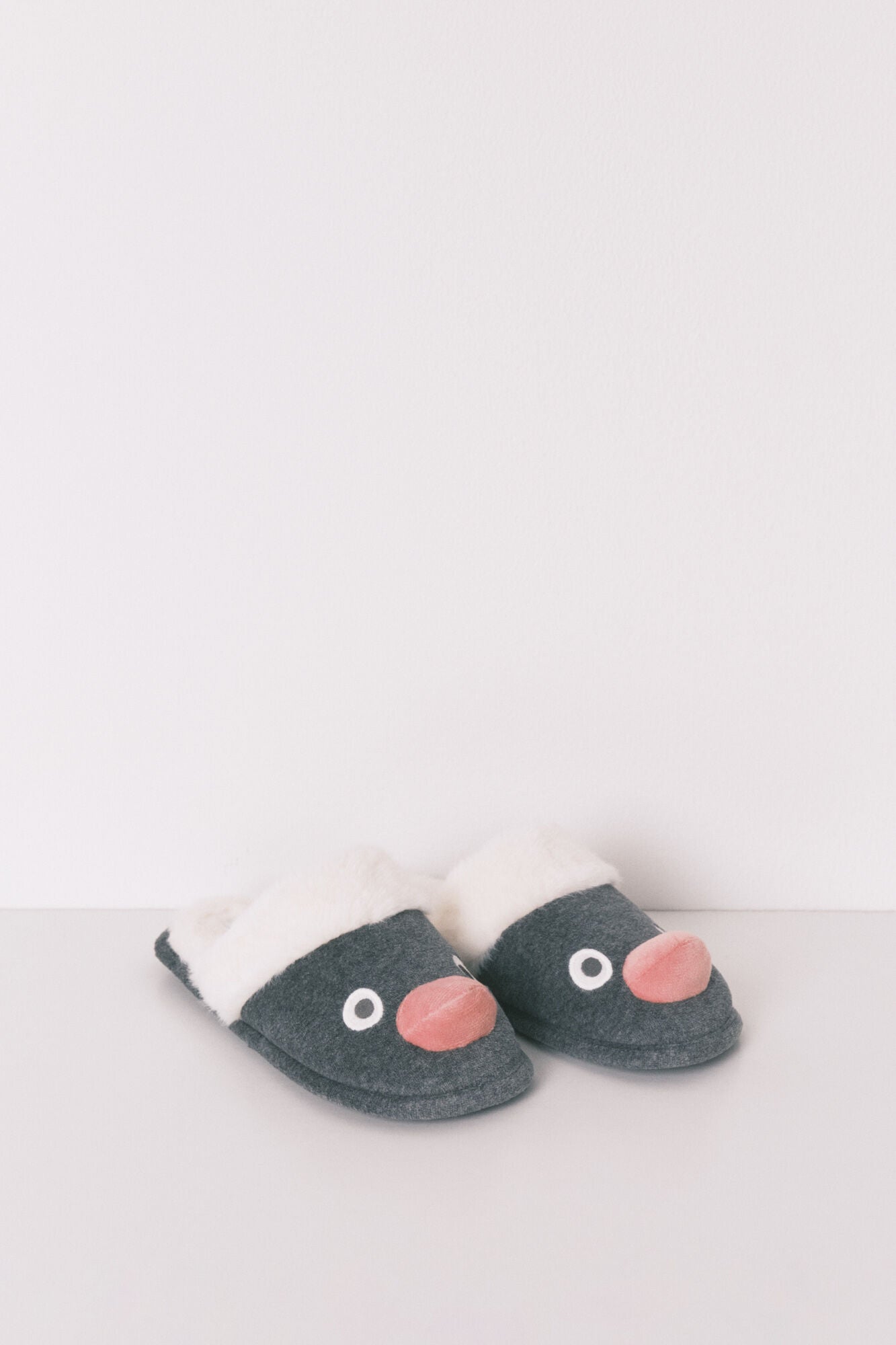 Pingu 3D Grey Slippers