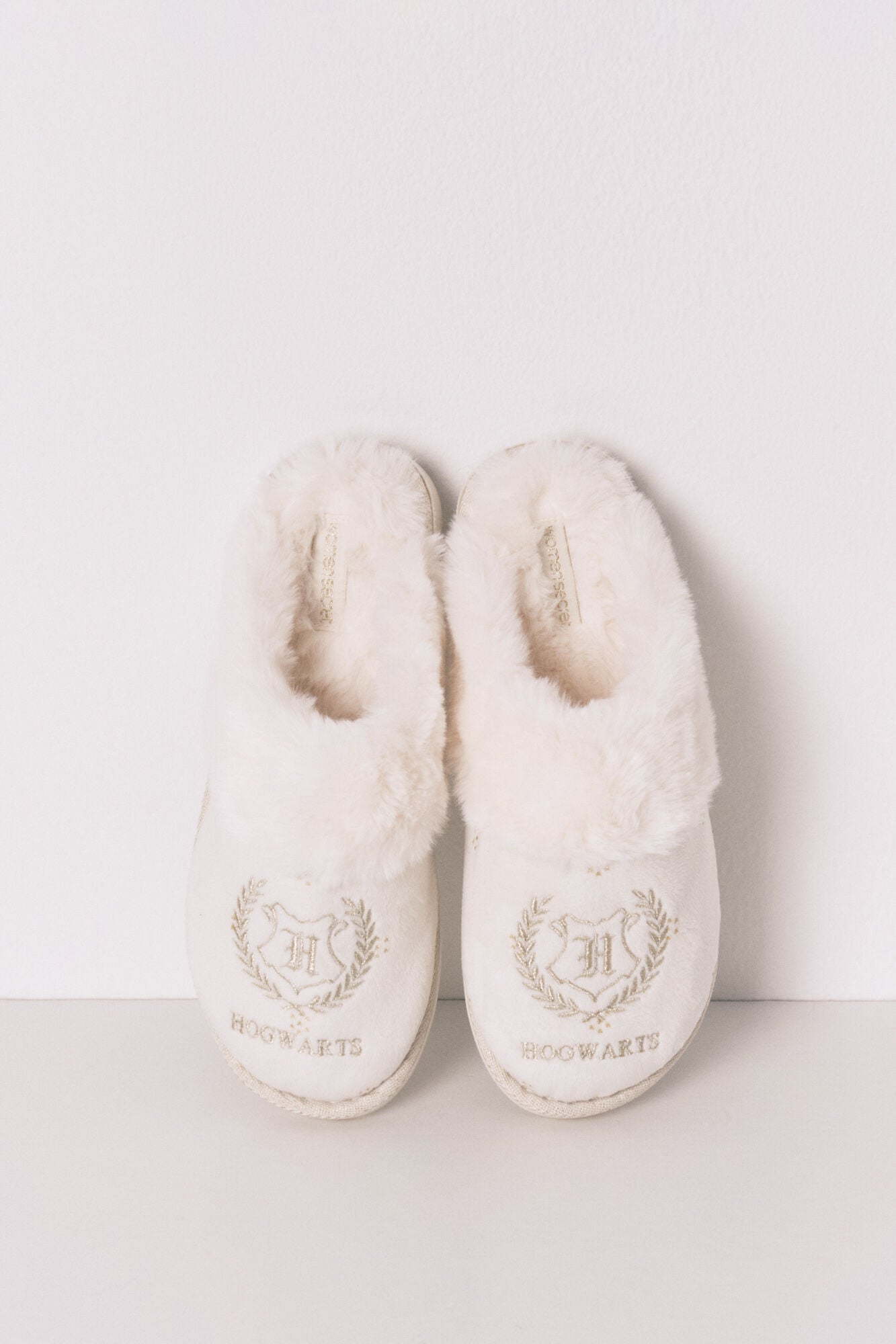White Harry Potter lurex slippers